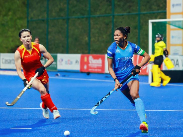 भारत ने पहले क्वार्टर में 1-0 की बढ़त बना ली थी।