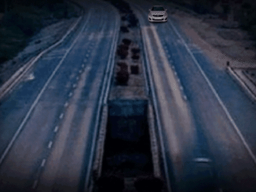 हादसे का मोशन ग्राफिक।