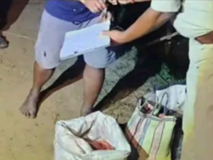 पुलिस ने जब्त किया गौ-मांस