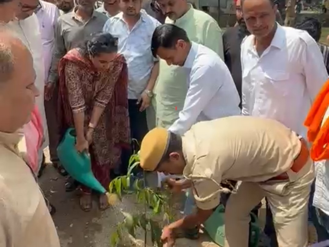 पूनिया ने पीएम मोदी के जन्मदिवस के अवसर पर तालेड़ा तहसील परिसर में पौधारोपण किया।