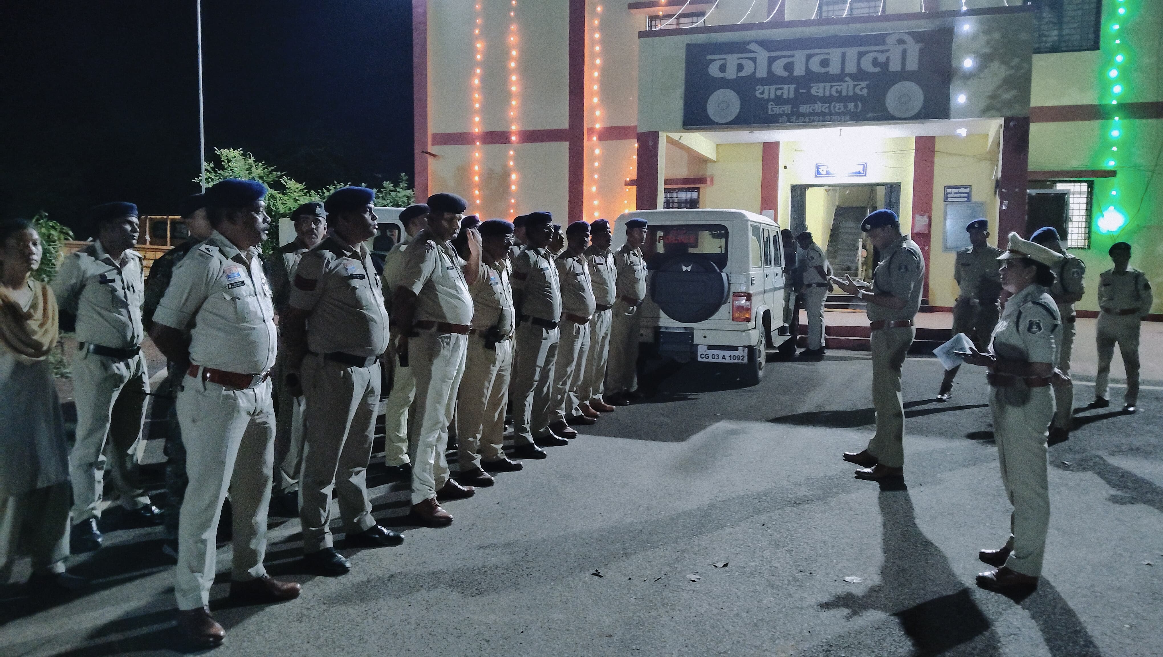 बालोद में पुलिस के आला अफसरों के मार्गदर्शन में बनी टीम ने की कार्रवाई।