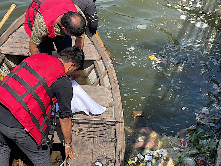 आनासागर झील में 3 साल की मासूम बच्ची को फेंका, पुलिस ने शव बरामद कर लिया है ।