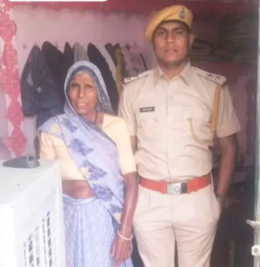 SI ट्रेनिंग के दौरान राजेंद्र सैनी की तस्‍वीर।