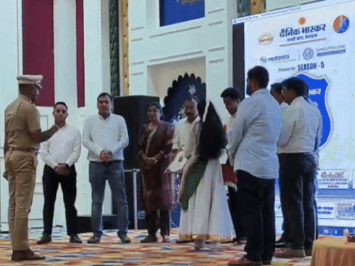 जिले की 47 पुलिसकर्मियों का हुआ सम्मान।