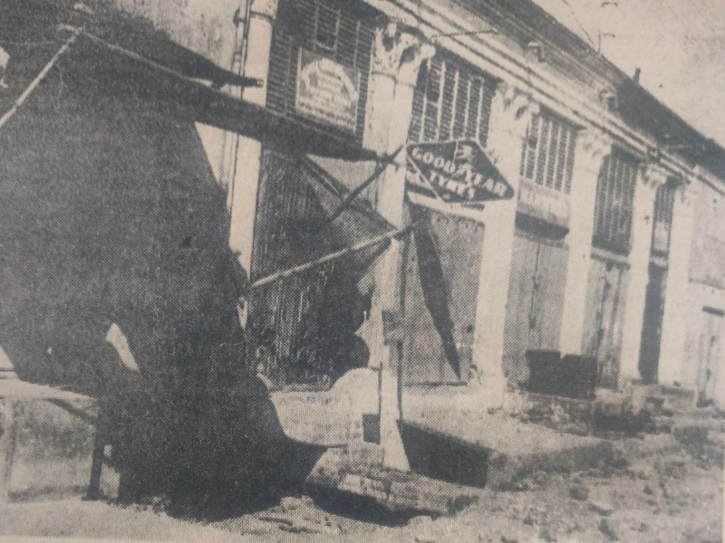 October 26, 1989, closed shops in Bhagalpur after the riots. Source: Library