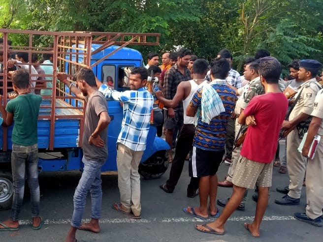 Elderly man dies after being hit by a pickup in Supaul