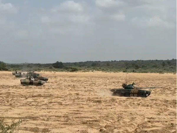 A long distance location in Amogh Fury was attacked with a tank.