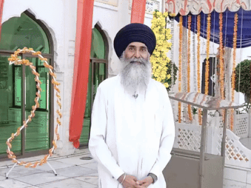 Gobind Singh, the chief granth of Shri Kartarpur Sahib Corridor.