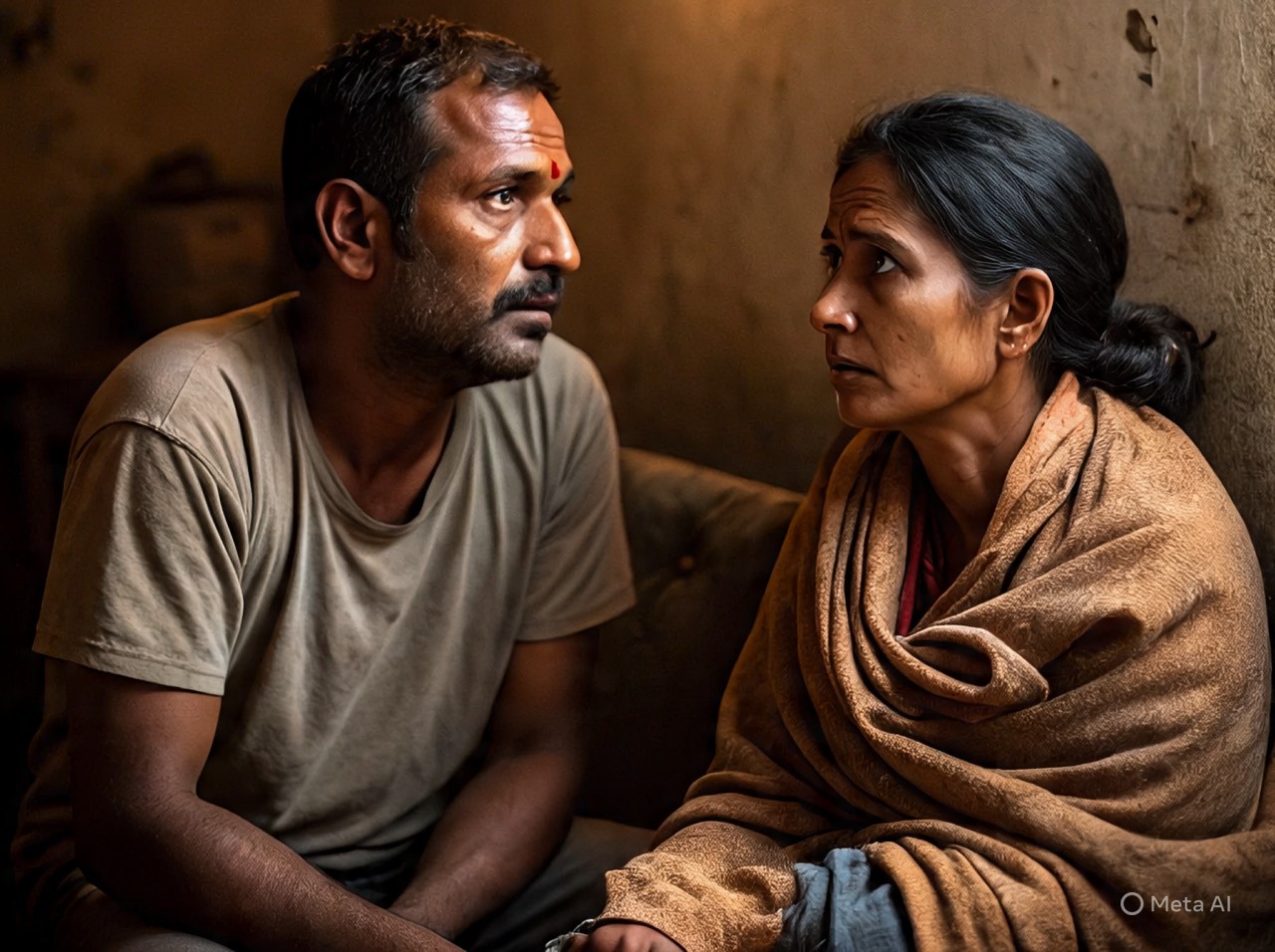 काफी तलाश के बाद भी बच्ची नहीं मिली तो माता-पिता की बेचैनी बढ़ गई। -फोटो एआई जनरेटेड