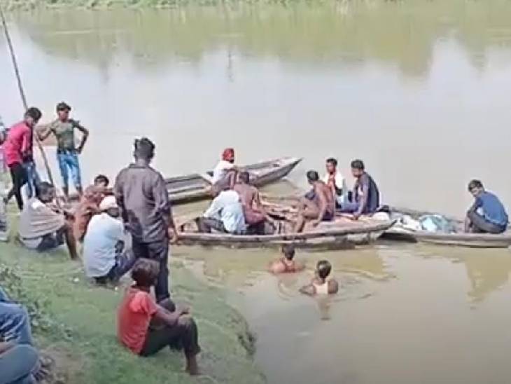 Three boys drown in river in Muzaffarpur, one dead | मुजफ्फरपुर में नदी में  तीन लड़के डूबे, एक की मौत: बूढ़ी गंड़क में नहाने के दौरान तेज बहाव के कारण  तीनों बहे