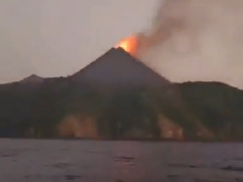 Baron Island is about 138 km from Port Blair and is the only active volcano in India and South Asia.