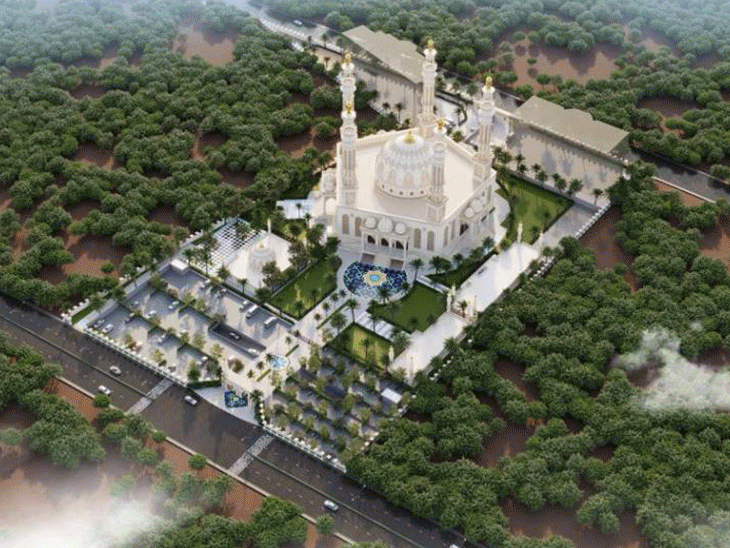 Ayodhya Mosque Map Controversy; Babri Masjid | ADA | बाबरी के बदले बनने  वाली मस्जिद का नक्शा खारिज: अयोध्या में 6 साल बाद भी 8 विभागों ने NOC नहीं  दी; 5 एकड़
