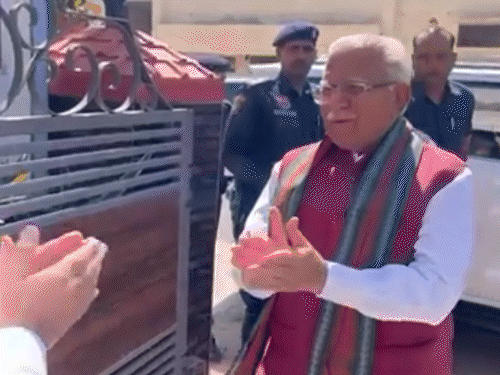 अनिल विज और मनोहरलाल खट्टर का फाइल फ़ोटो।