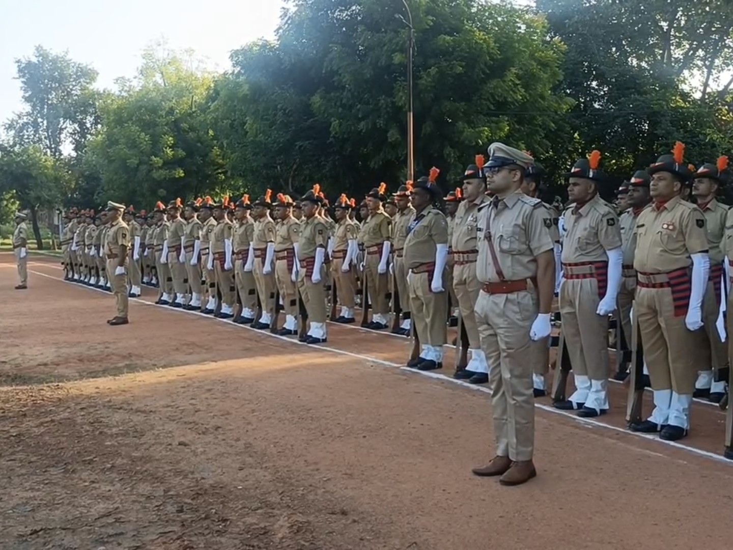 DIG inspected the 6th Battalion of RAC dholpur Rajasthan | आरएसी की छठी ...