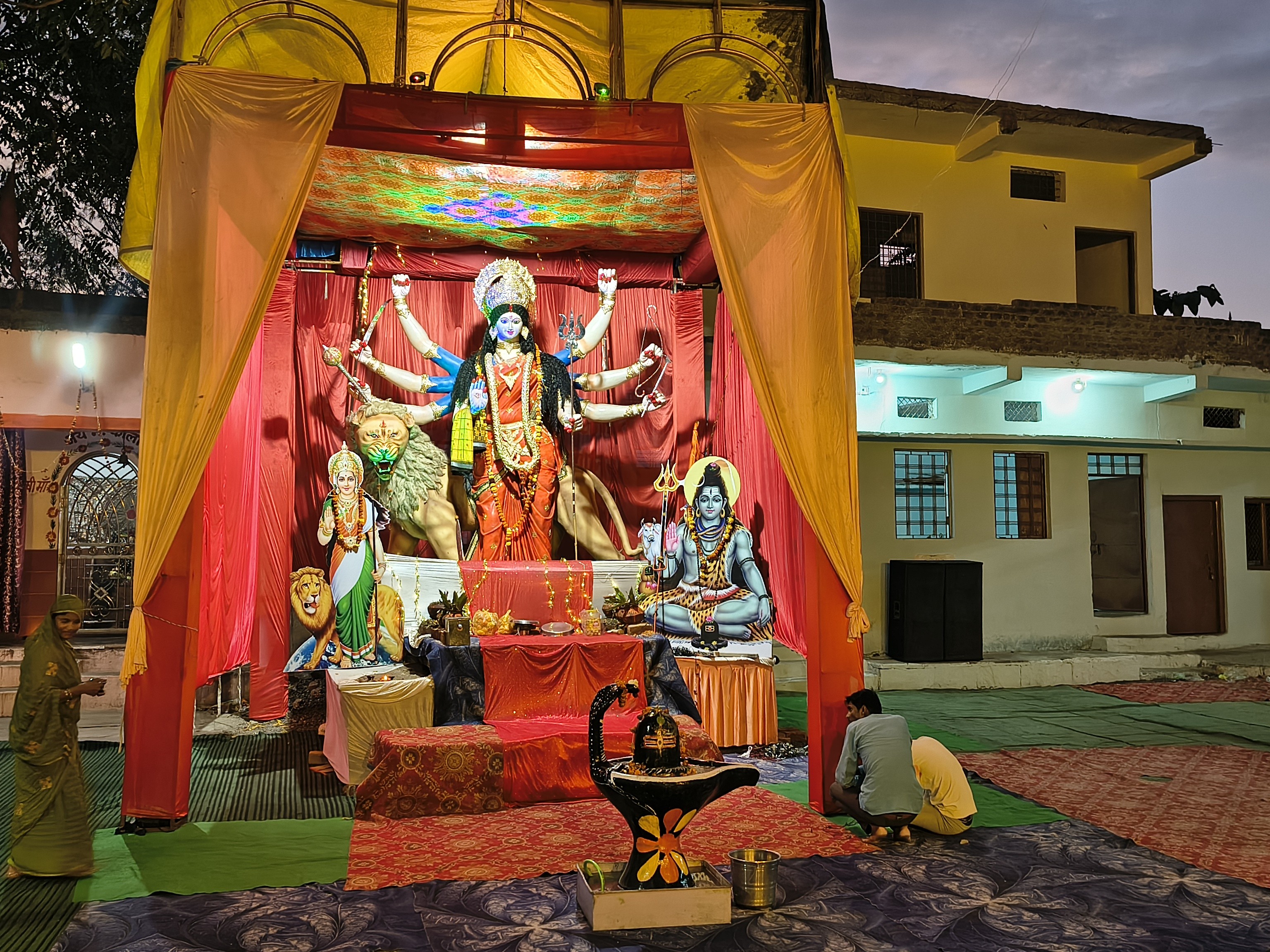 विश्वकर्मा मंदिर की झांकी