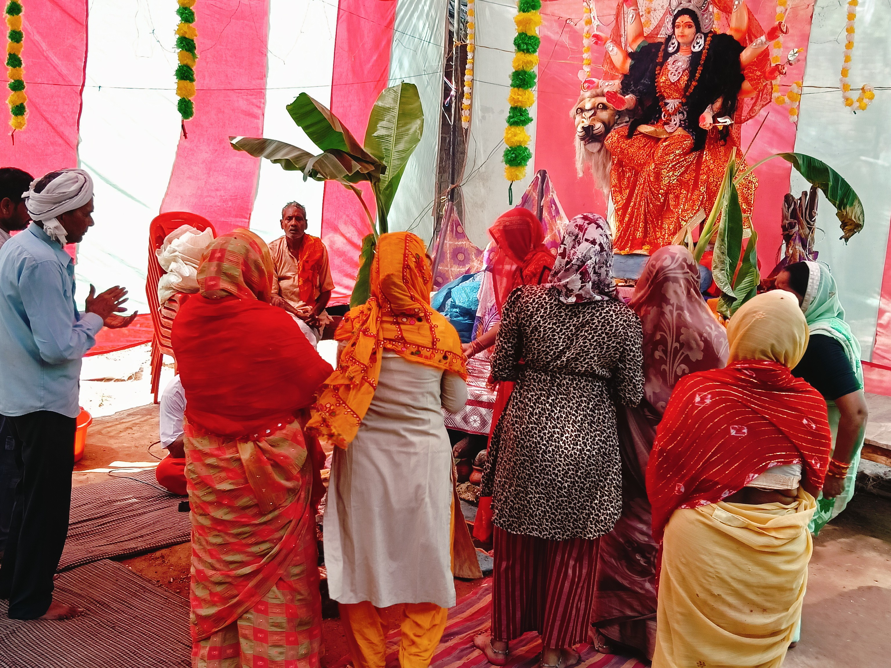 Havan worship of Mata Rani in Sahayal
