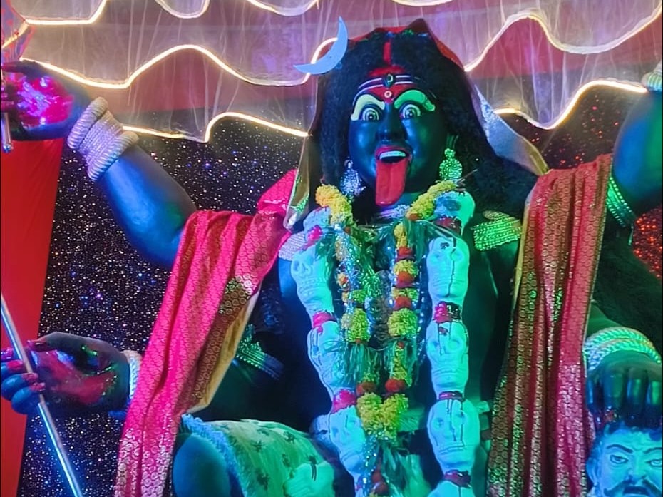 त्योंदा रोड की झांकी काली जी।