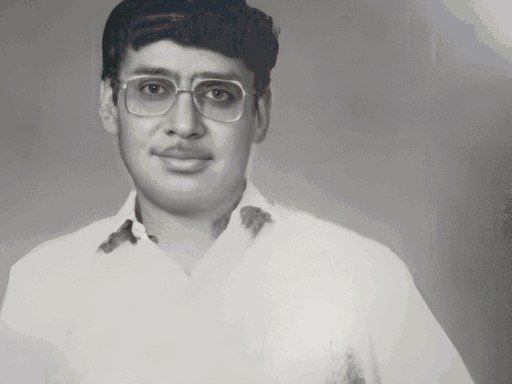 Two pictures of Rampal- one youth and the other later. File photo