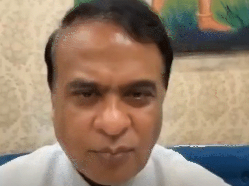 Assam Chief Minister Himanta Bisw Sarma spoke to public with Facebook Live - Dainik Bhaskar