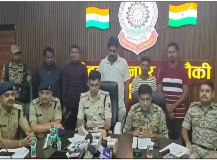 10 अगस्त 2024 काे गरियाबंद पुलिस ने मैनपुर इलाके से इन आरोपियों को पकड़ा था। (फाइल फोटो)