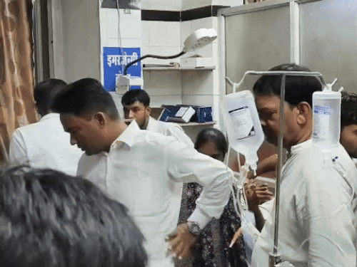 सूचना मिलते ही विधायक चंद्रभान सिंह आक्या मौके पर पहुंचे।