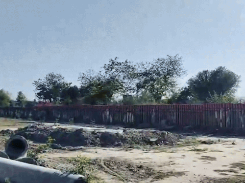 The woman was gang -raped by taking it to this forest on Refinery Road.