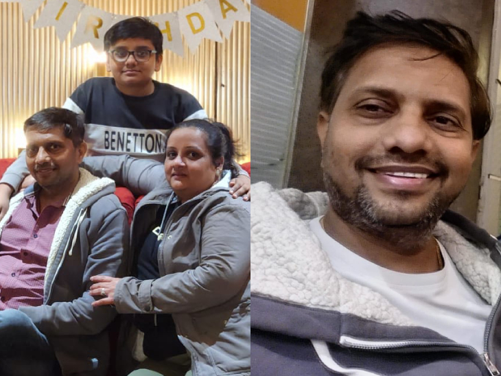परिवार के साथ नरहरिभाई।