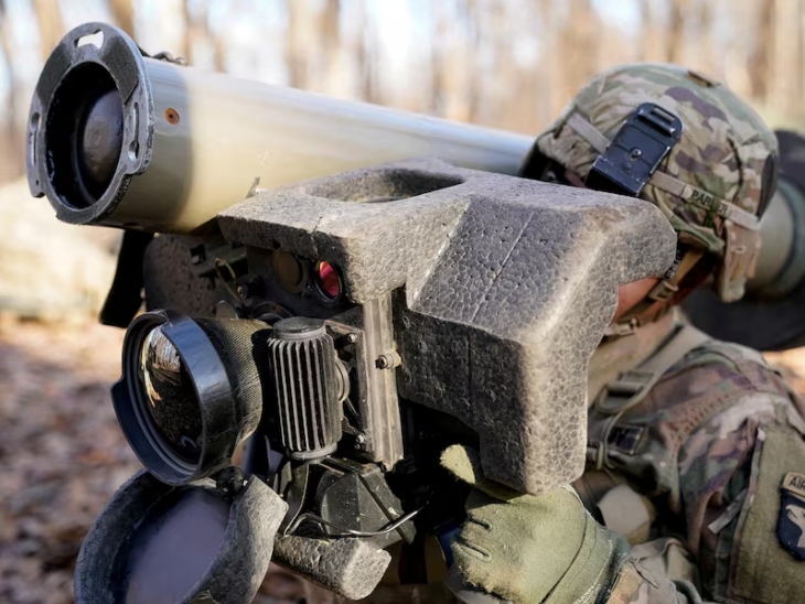 Type- Shoulder-mounted anti-tank missile. Features- It is capable of destroying tanks and armored vehicles. Range is approximately 2.5 kilometers and it works on "fire-and-forget" technology.