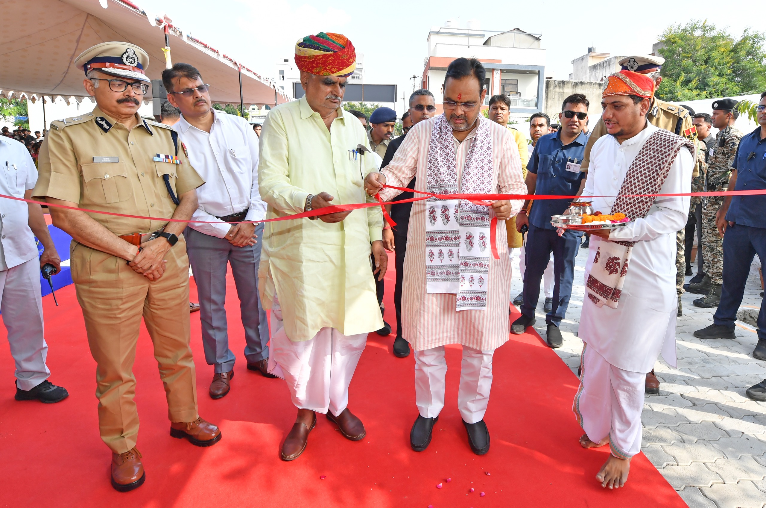 सीएम भजनलाल शर्मा ने आज सांगानेर विधानसभा क्षेत्र में नारायण विहार थाने का उद्घाटन किया।