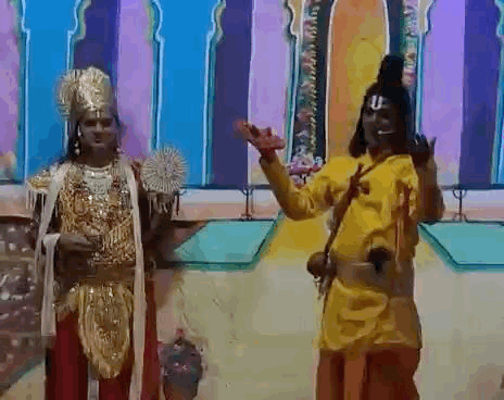 देवर्षि नारद ओर भगवान विष्णु संवाद के दौरान