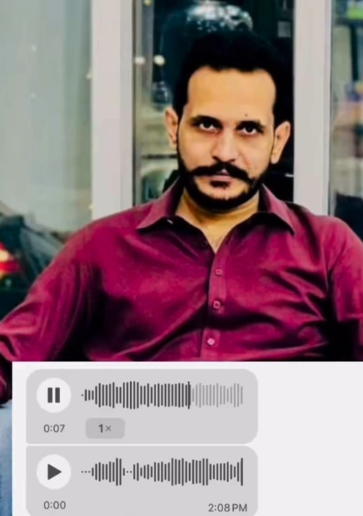 शहजाद भट्‌टी ने अपनी फोटो लगाकर लॉरेंस के साथ कॉल रिकॉर्डिंग शेयर की है।