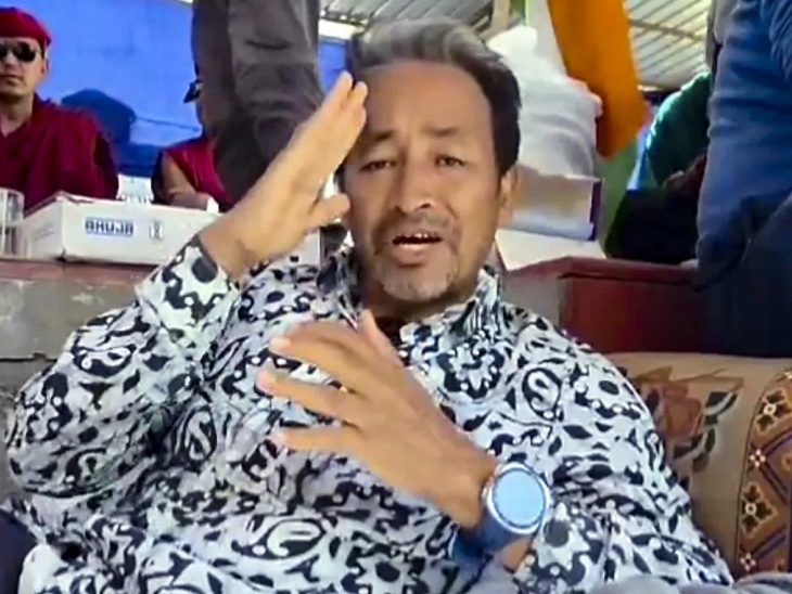 सोनम वांगचुक को जोधपुर की जेल में रखा गया है।उन पर हिंसा भड़काने का आरोप है। - Dainik Bhaskar