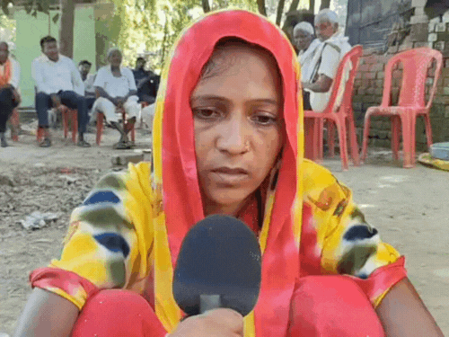 Manbharati told that the husband was absolutely fine a day ago.