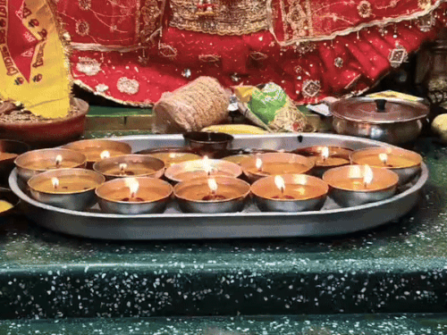 Akhand Jyoti has been burning in the temple for 65 years.