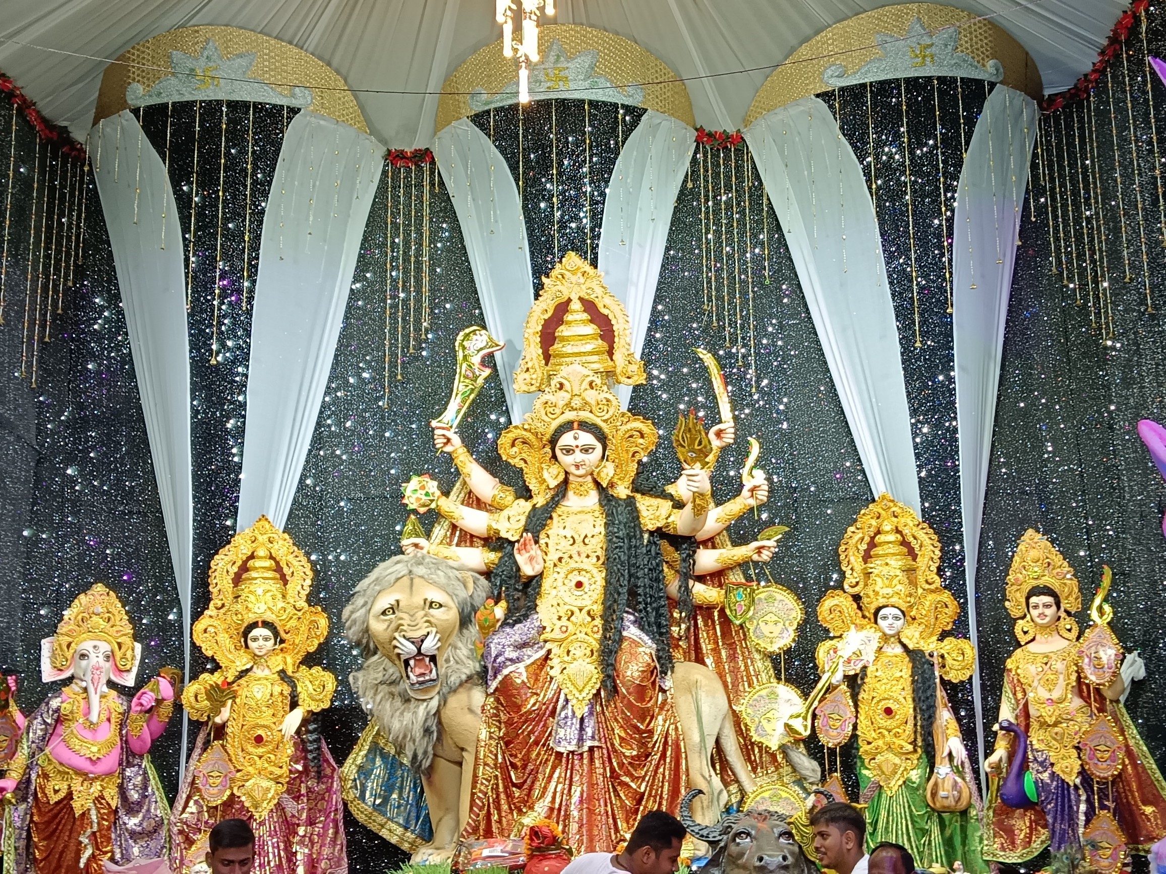 Bhandara in Gandhi Park pandal today, police force deployed | गांधी ...