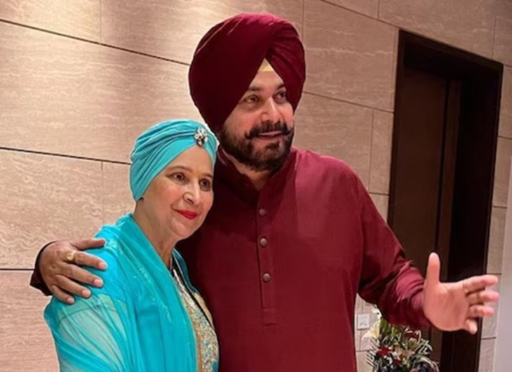 Navjot Kaur with husband Navjot Singh Sidhu in the picture after coming out of cancer.