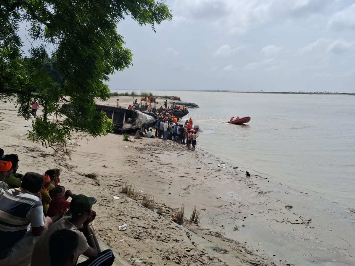 A young man drowned while bathing in the Ganges in Ballia.
