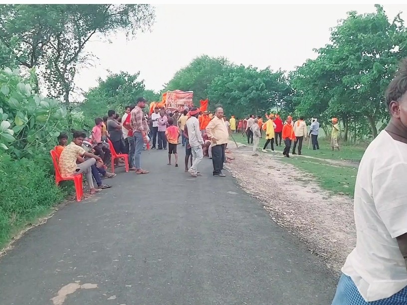 Immersion of the idol of Mata Rani in Gandara