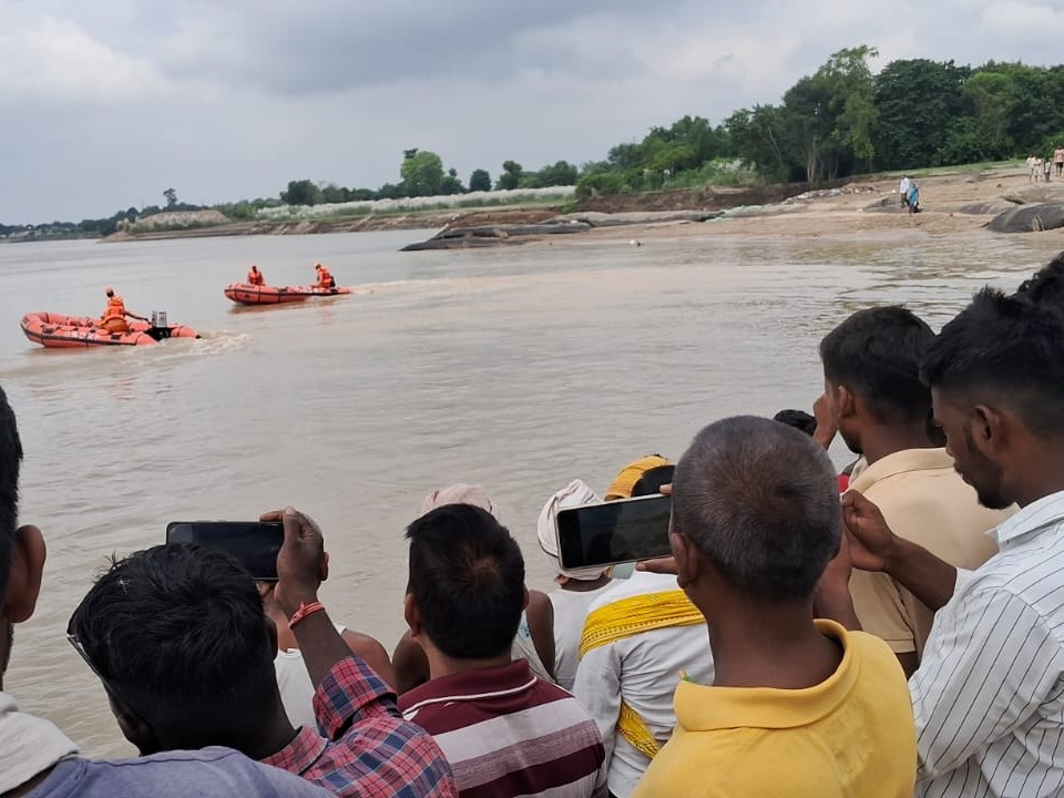 A young man drowned while bathing in the Ganges in Ballia.