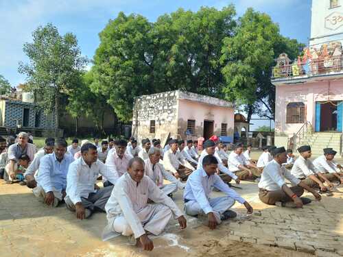 साकरस गांव में चार मंडलों का हुआ एकत्रीकरण।