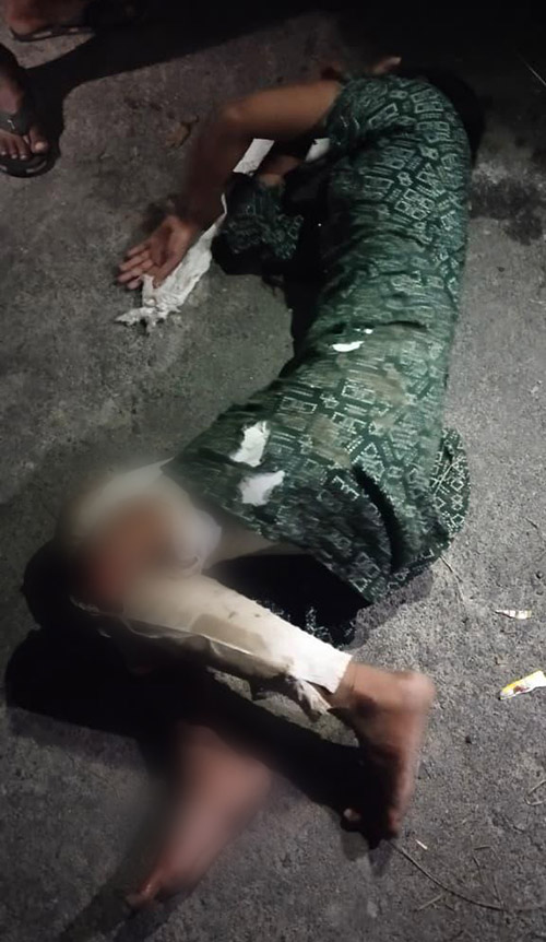 बाइक से सड़क पर 500 मीटर तक युवती घिसटती रही।