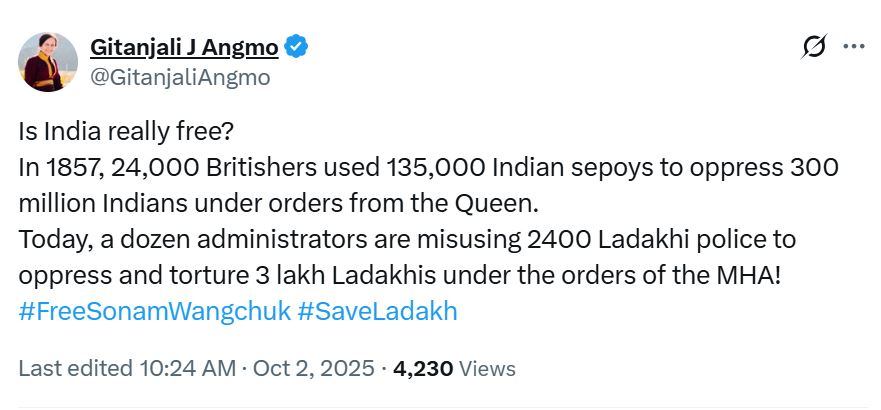 wangchuk's wife leh ladakh