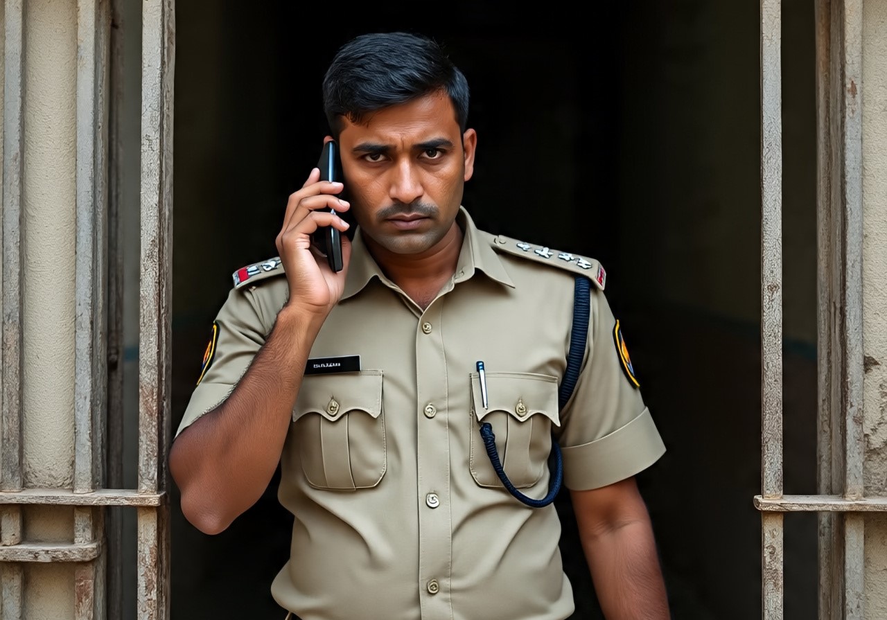 बाड़मेर पुलिस ने पंजाब पुलिस को फोन करके सूचना दी कि जिस आरोपी की उन्हें तलाश है वो उनकी हिरासत में है। -फोटो एआई जनरेटेड