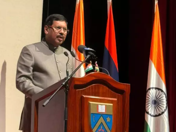 CJI BR Gavai was speaking at Sir Moris Ralt Memorial Lecture 2025 held at Mauritius on Friday. - Dainik Bhaskar