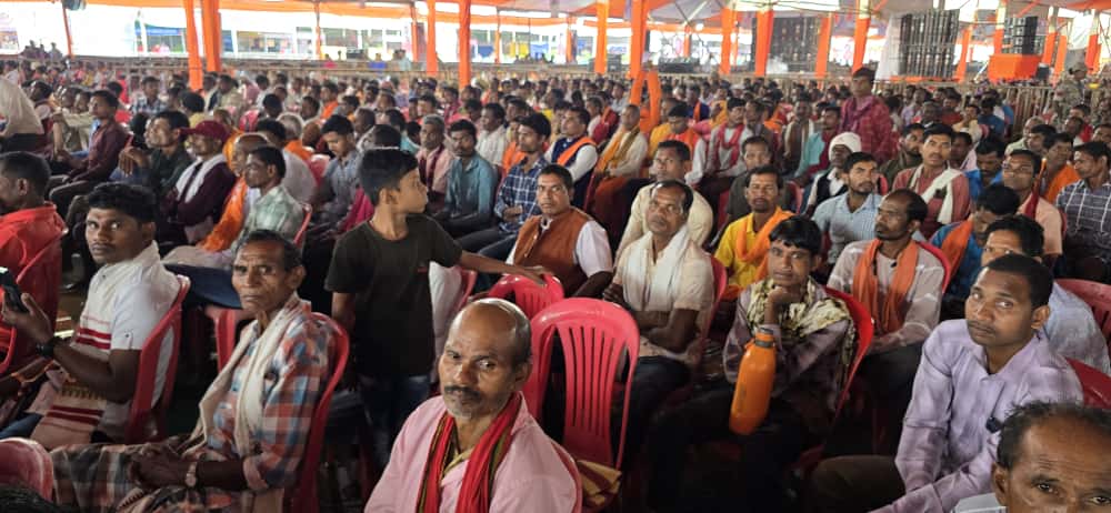 A large number of people were present in Amit Shah's meeting.