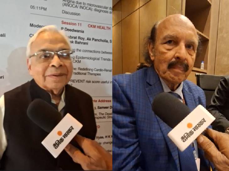 डॉ. प्रो. मनचंदा और डॉ. एके पंचोलिया।