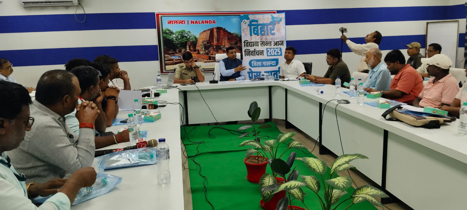 नालंदा जिले में चुनावी तैयारियां पूर्ण