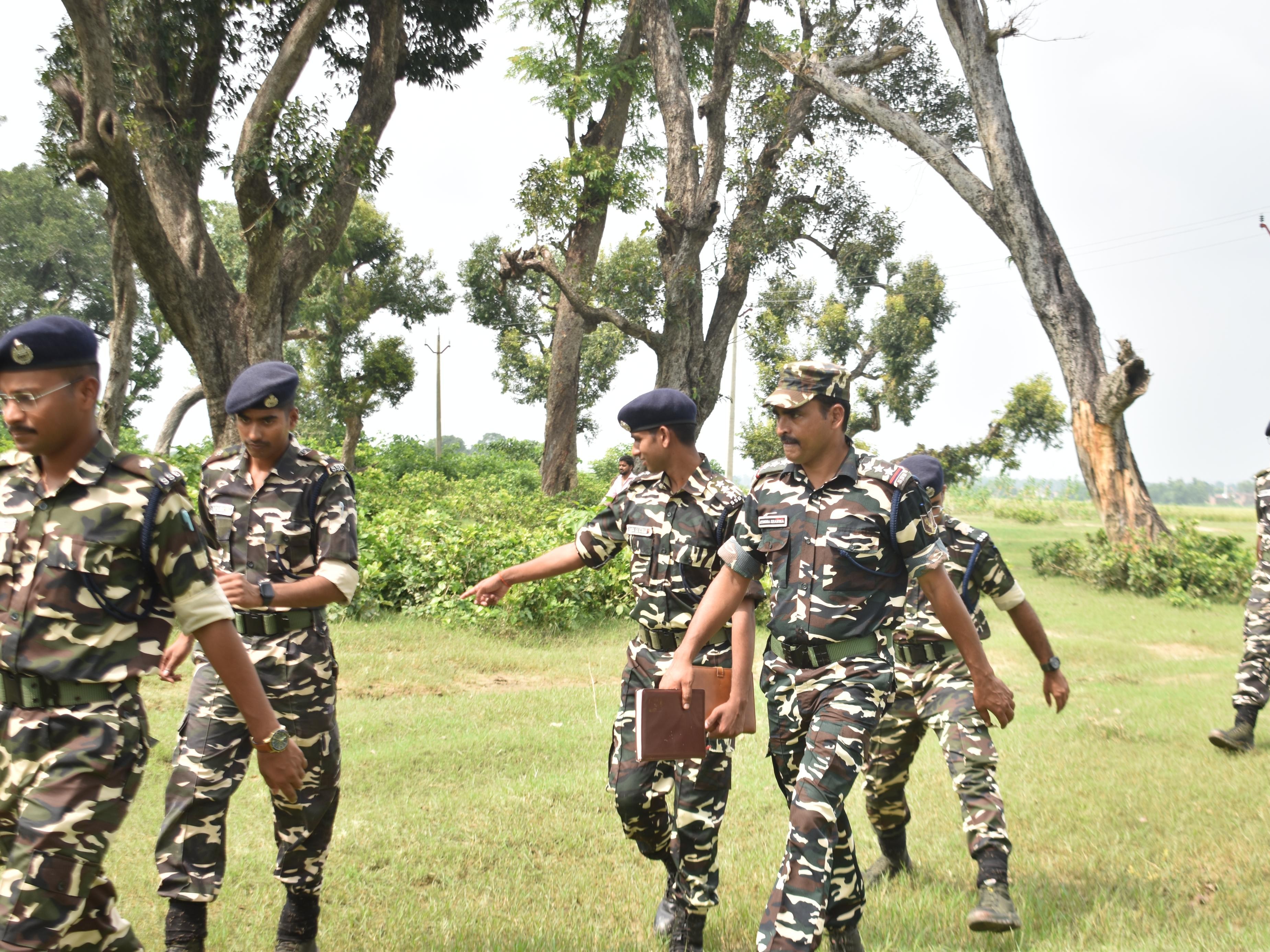Bhinga SSB Bhinga gave training to trainee commandant