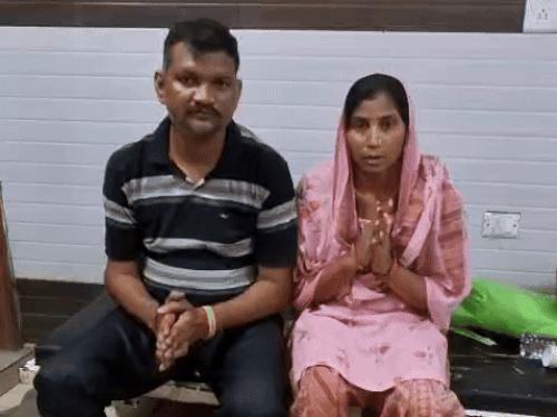 The parents of the child Abhash used to request the government for financial help.