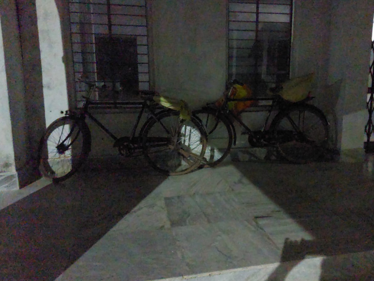 दोनों भाई साइकिल से पन्ना कलेक्ट्रेट पहुंचे।